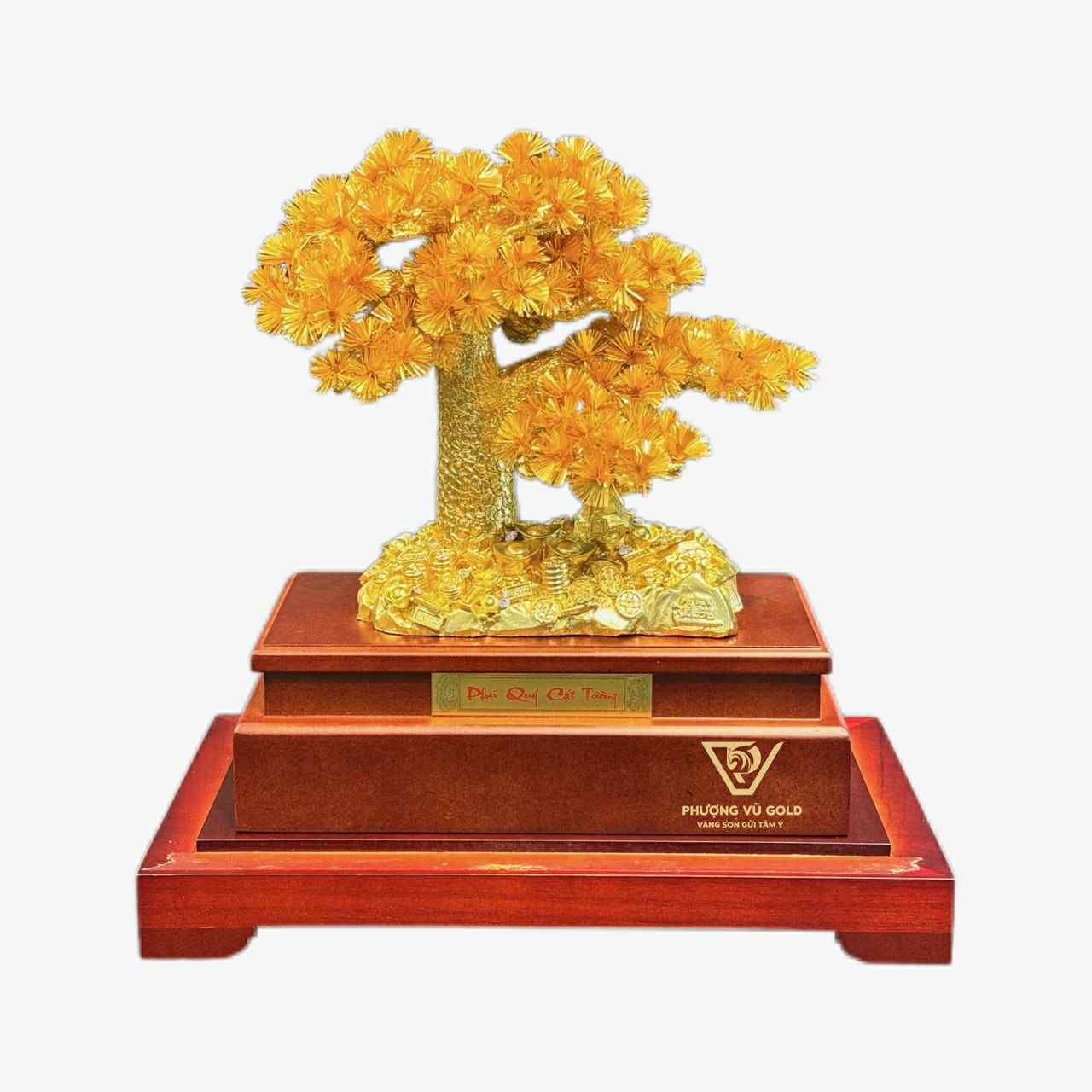 Tùng Kim Cương Mạ Vàng 24K - Quà Tặng Vip | Phượng Vũ Gold